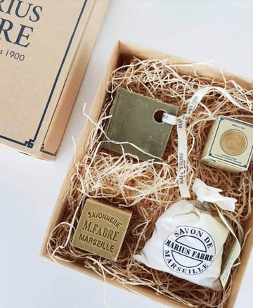 Authentic Marseille soap from France, comes in gift box