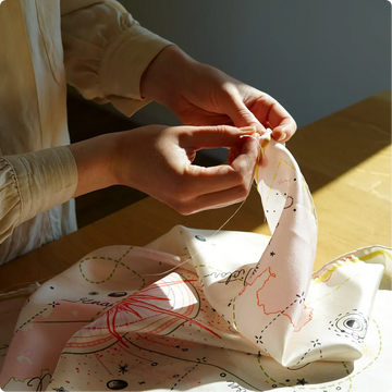 soiyage paris handcrafted silk scarves available in FrenchyCorner