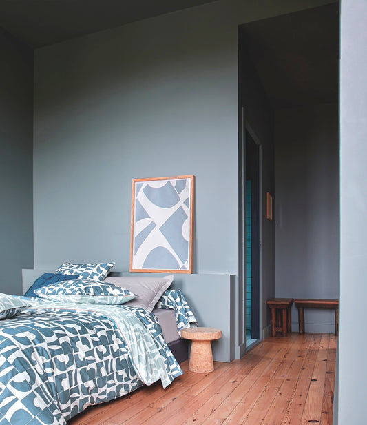 Bedding set - Craft bleu Paon