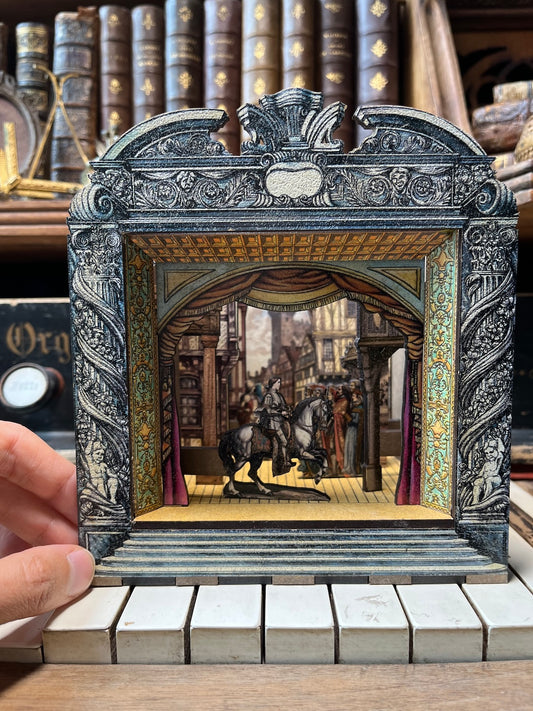Miniature decorative Theater - "Jeanne d'Arc"