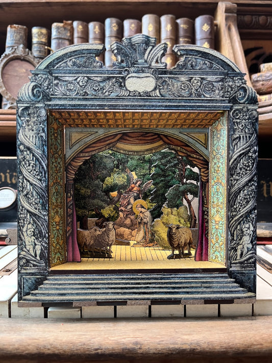 Miniature decorative Theater - "L'initiation"