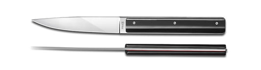 Set of 6 knives "AM" with black handle