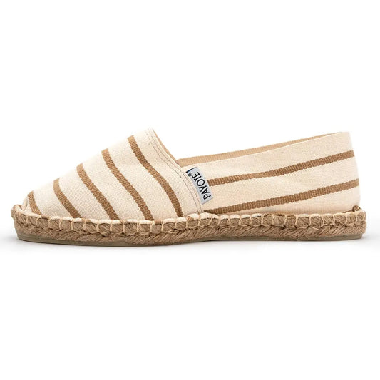 Striped sailor Espadrille - Beige