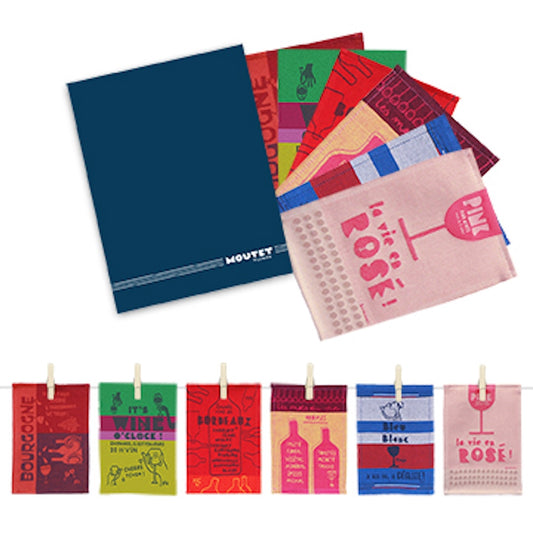 Kit of 6 Cocktail Napkins