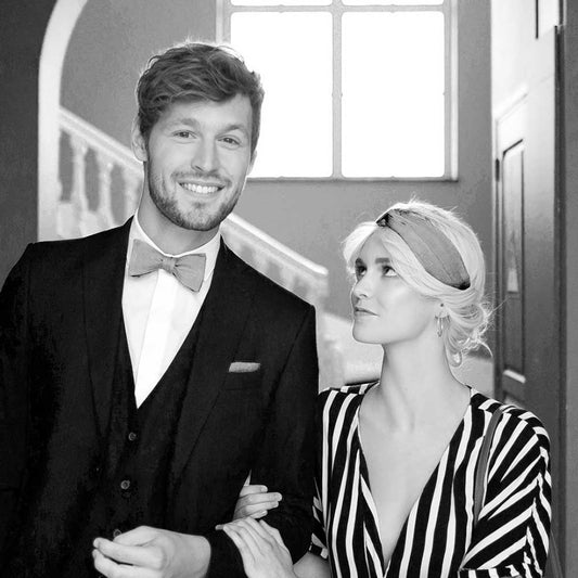 His & Hers Duo Set - Bow Tie & Headband