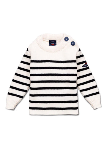 Saint James Striped Sailor Baby Jumper - Moussaillon