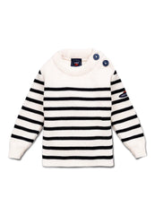 Saint James Striped Sailor Baby Jumper - Moussaillon