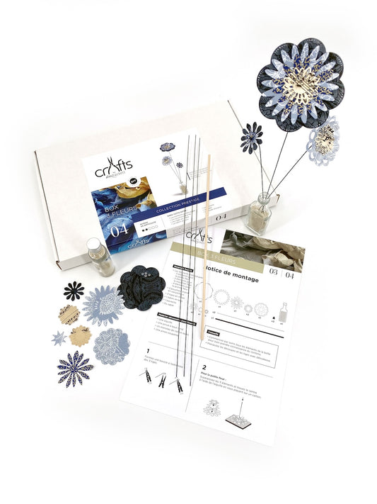Box 3 Paper Flowers Bouquet DIY - Prestige Collection