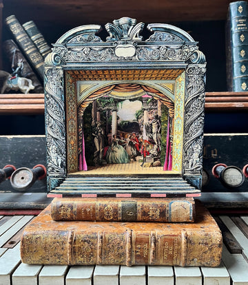 Miniature decorative Theater - "Ballad at the Acropolis"