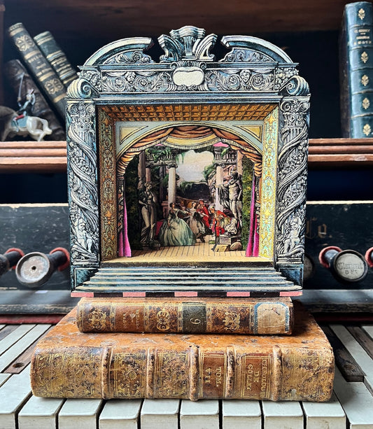 Miniature decorative Theater - "Ballad at the Acropolis"