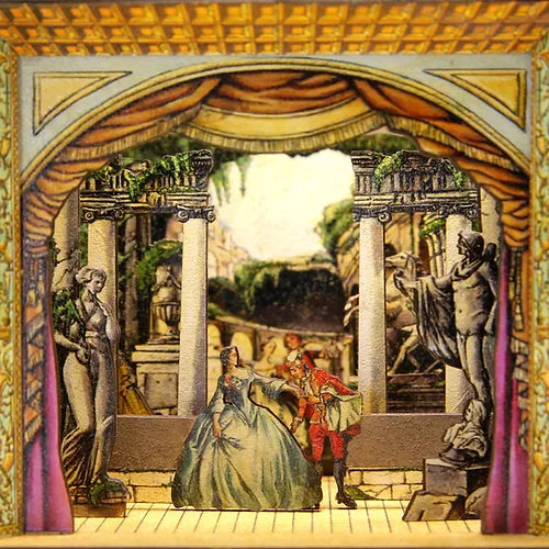 Miniature decorative Theater - "Ballad at the Acropolis"