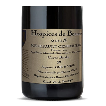 French wine - Meursault Genevrieres 1er Cru "Cuvée Baudot" 2018 Hospices de Beaune