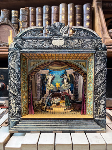 Miniature decorative Theater - "Christmas Nativity"