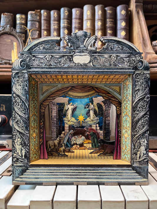 Miniature decorative Theater - "Christmas Nativity"