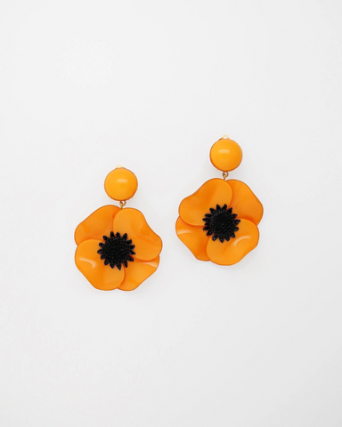 Anémone Long Earrings