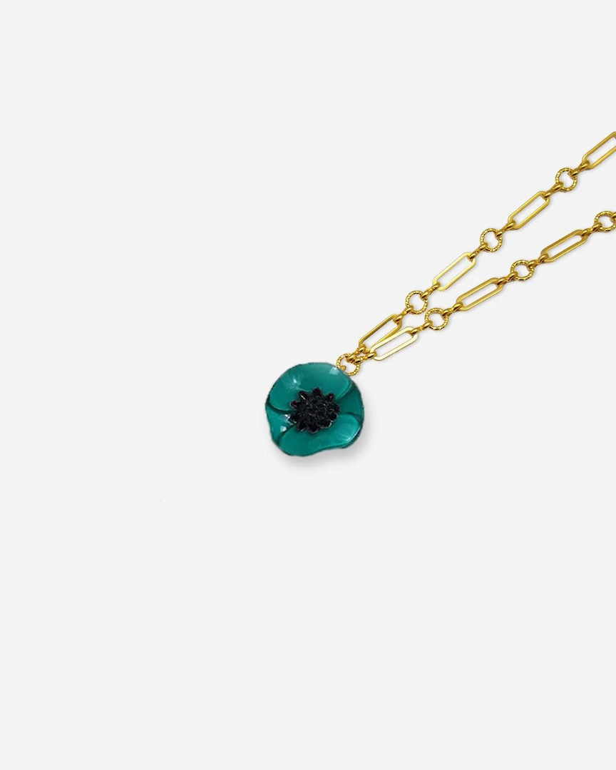 Anémone Mini pendant with chain