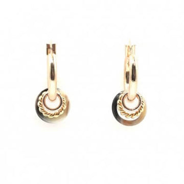 gold plated hoop earrings - Théodorette