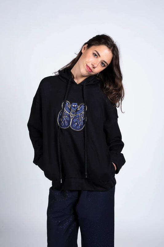 Hoodie - Colette black