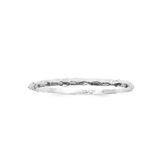 Silver bangle - A76