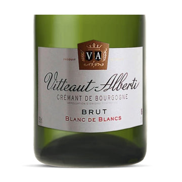 French sparkling wine - Crémant Blanc de Blanc Vitteaut Alberti