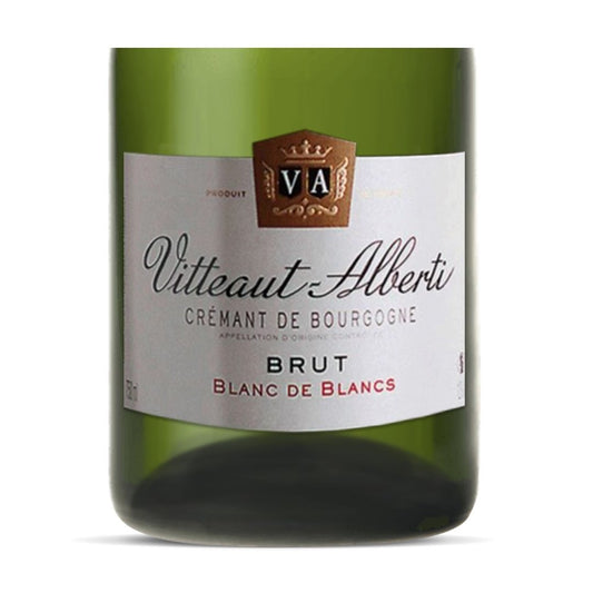 French sparkling wine - Crémant Blanc de Blanc Vitteaut Alberti