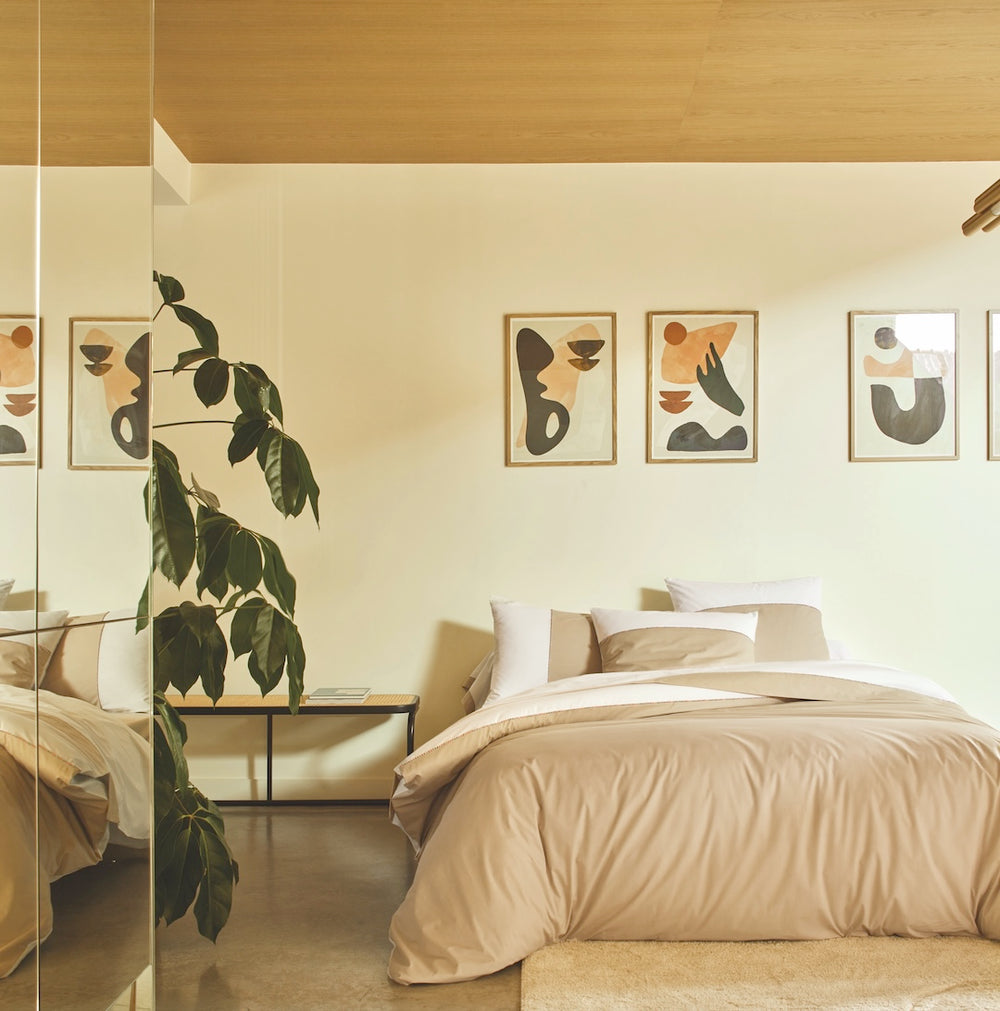 Blanc des Vosges Bedding set - DUO Chanvre
