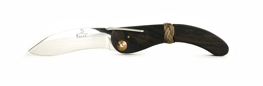 Knife in Ebony (Precious Wood) -  "S"