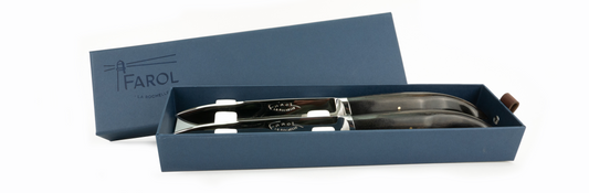 Table knife in Ebony (Precious Woods) - Cachalot