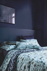 Blanc des Vosges Bedding set - Florea Bleu Céleste