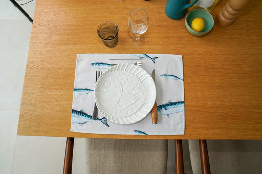 Placemats Blue Tide design