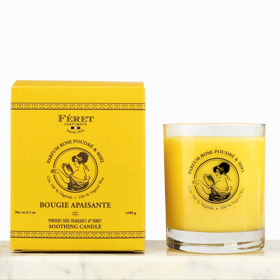 Féret Parfumeur - Soothing Rose Candle, powdery rose & honey