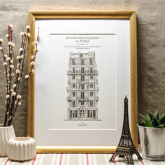 Fine art print - Immeuble Place Voltaire