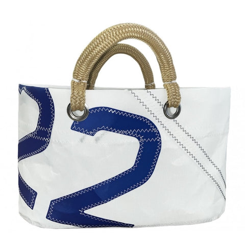 Small Sail Beach Bag - La Conchée n°22 Navy Blue