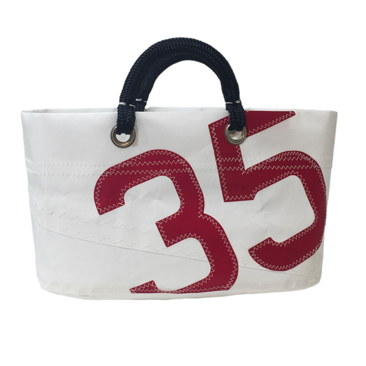 Small Sail Beach Bag - La Conchée n°35 Red