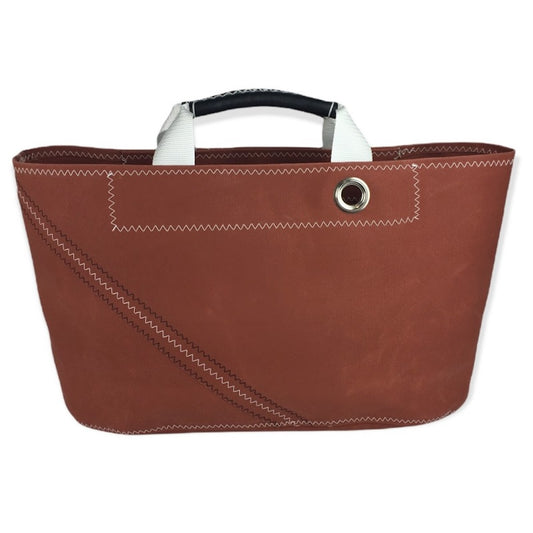 Small Sail Shopping Bag - La Conchée Terra Cotta