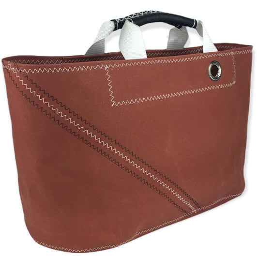 Small Sail Shopping Bag - La Conchée Terra Cotta