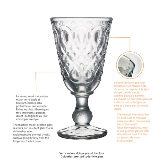 La Rochère - Lyonnais set of 6 Wine Glasses