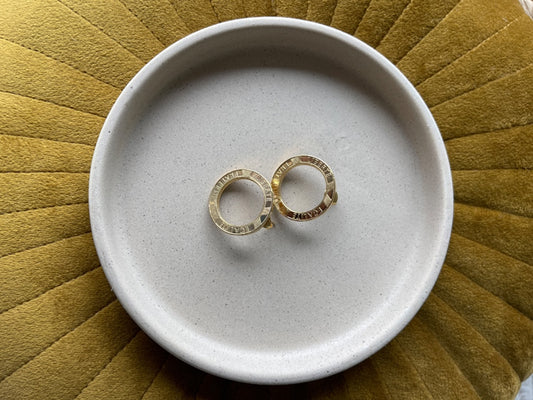 Earrings - "Liberté" coin