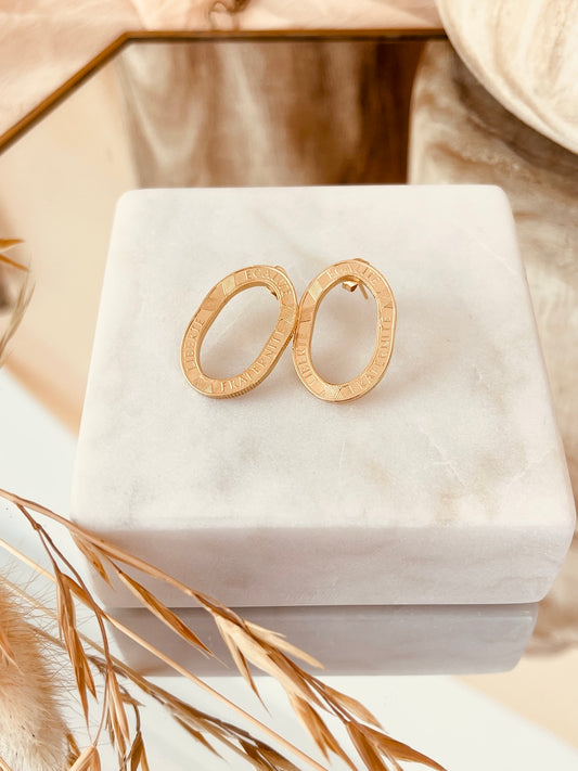 Earrings - "Egalité" coin