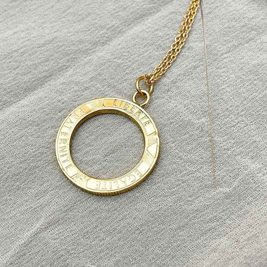 Necklace - "Liberté" coin