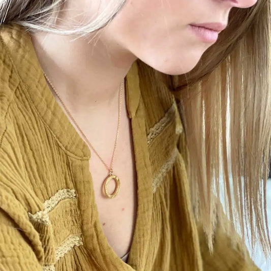 Necklace - "Liberté" coin