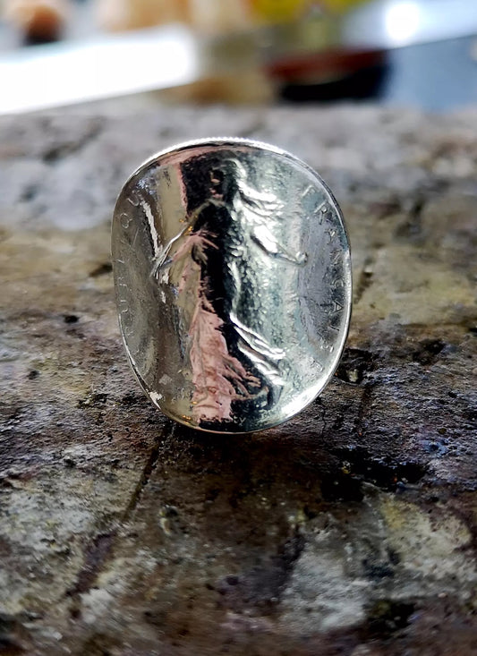 Ring - "1 Franc" coin