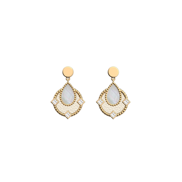 Constance Collection - Customizable gold plated earrings