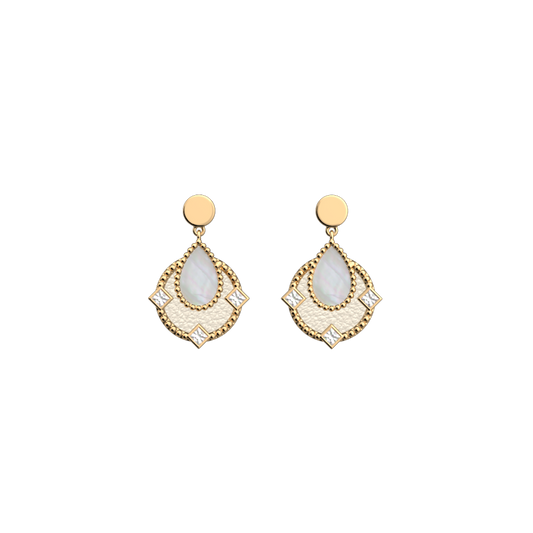 Constance Collection - Customizable gold plated earrings