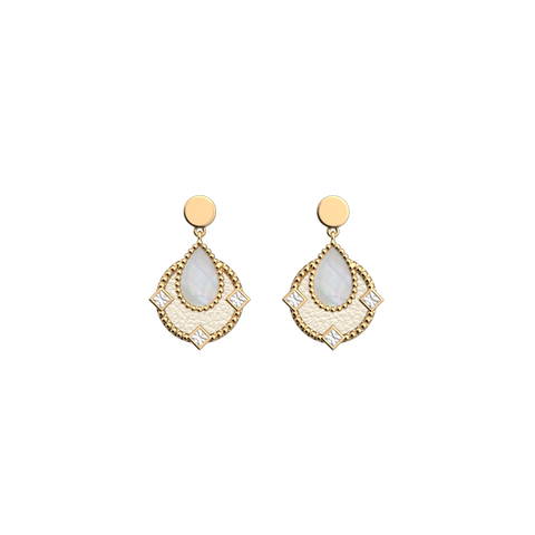 Constance Collection - Customizable gold plated earrings