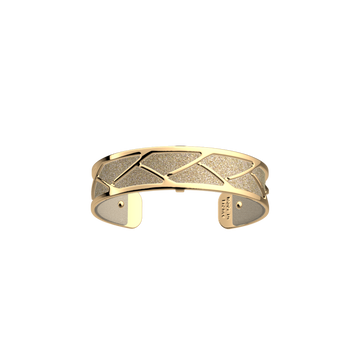Braid Collection - Customizable gold plated cuff