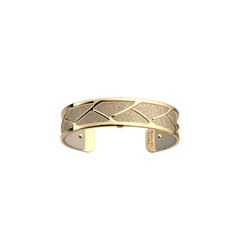 Braid Collection - Customizable gold plated cuff