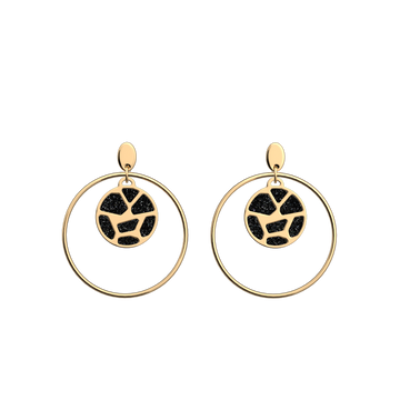 Giraffe Collection - Customizable gold plated earrings