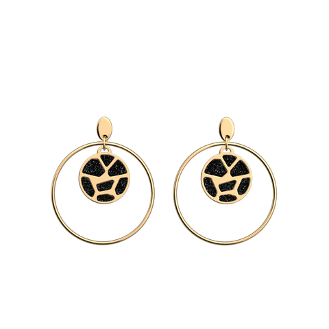 Giraffe Collection - Customizable gold plated earrings