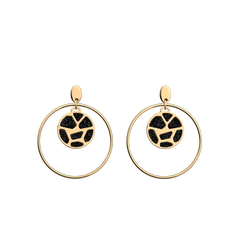 Giraffe Collection - Customizable gold plated earrings